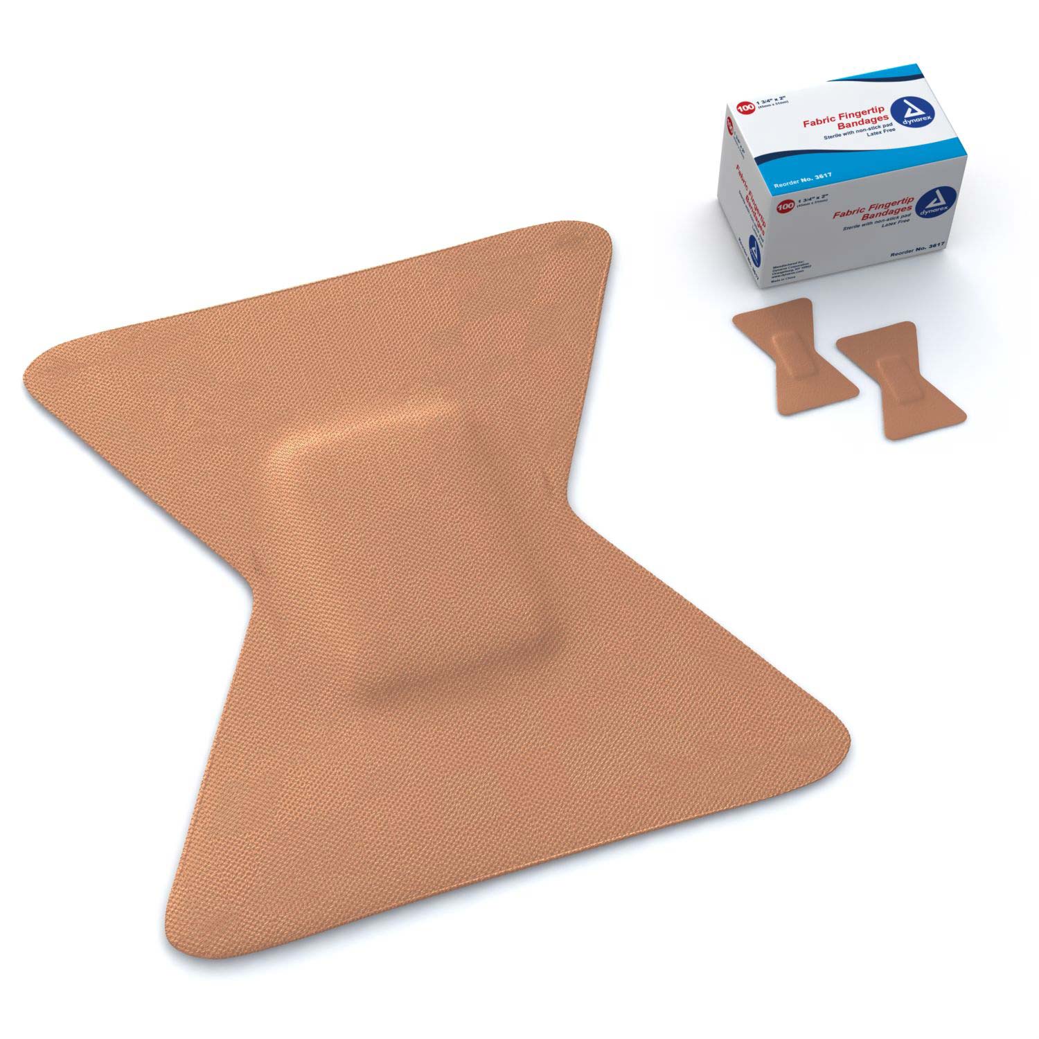 Fabric, Fingertip Bandage, 100 Per Box