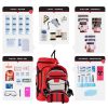 5 Person Essential Survival Kit, Rolling Bag, Backpack