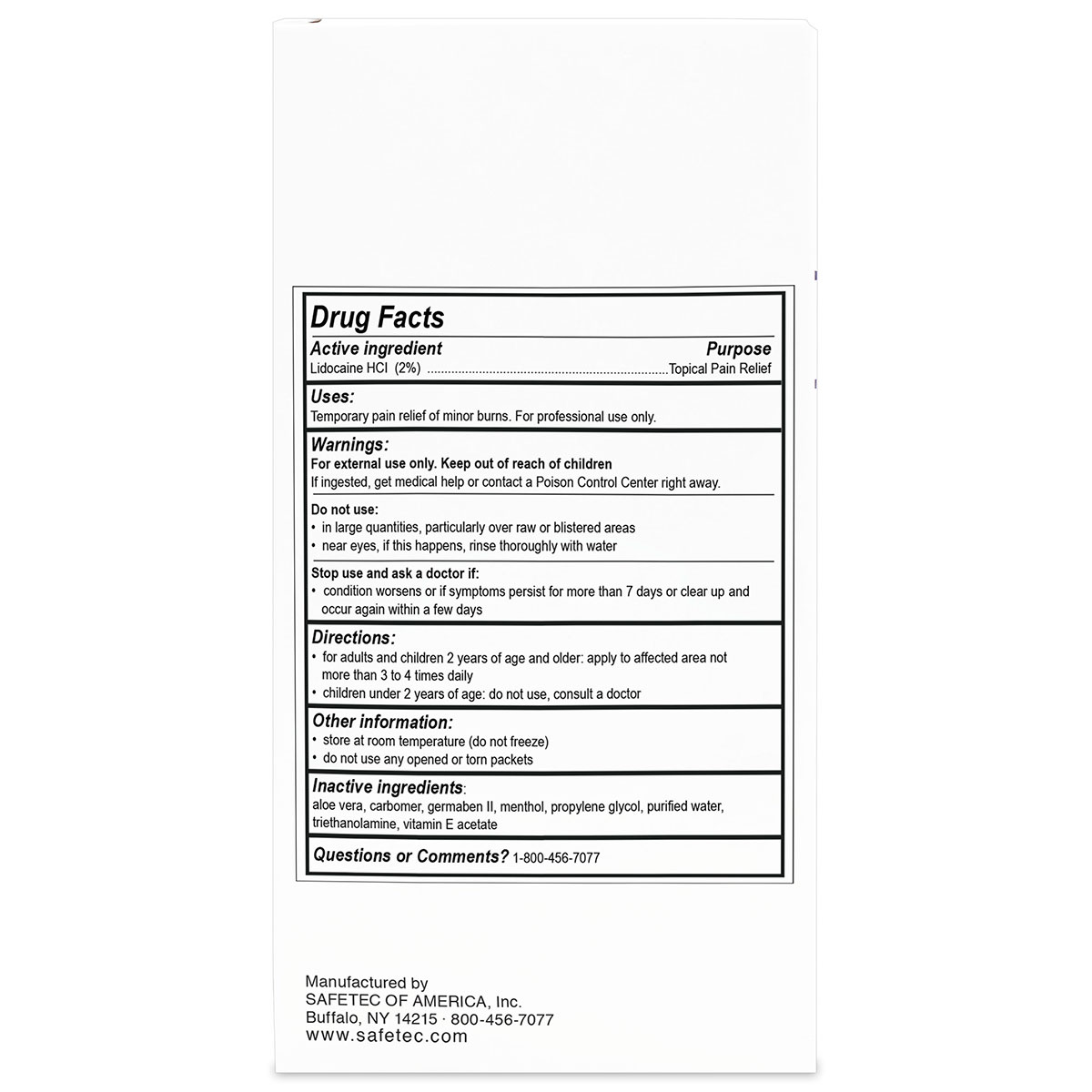 Burn Gel, .9gm Pouch, 144 per box - Image 4