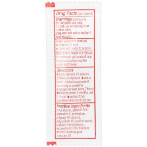 Alternative view of Sunscreen, 3.5 g. (.123 oz.) Pouch, 1 each