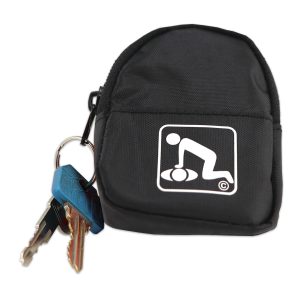 CPR Black Beltloop Keychain Backpack with Faceshield, Gloves, and Cleansing Wipes - Image 3