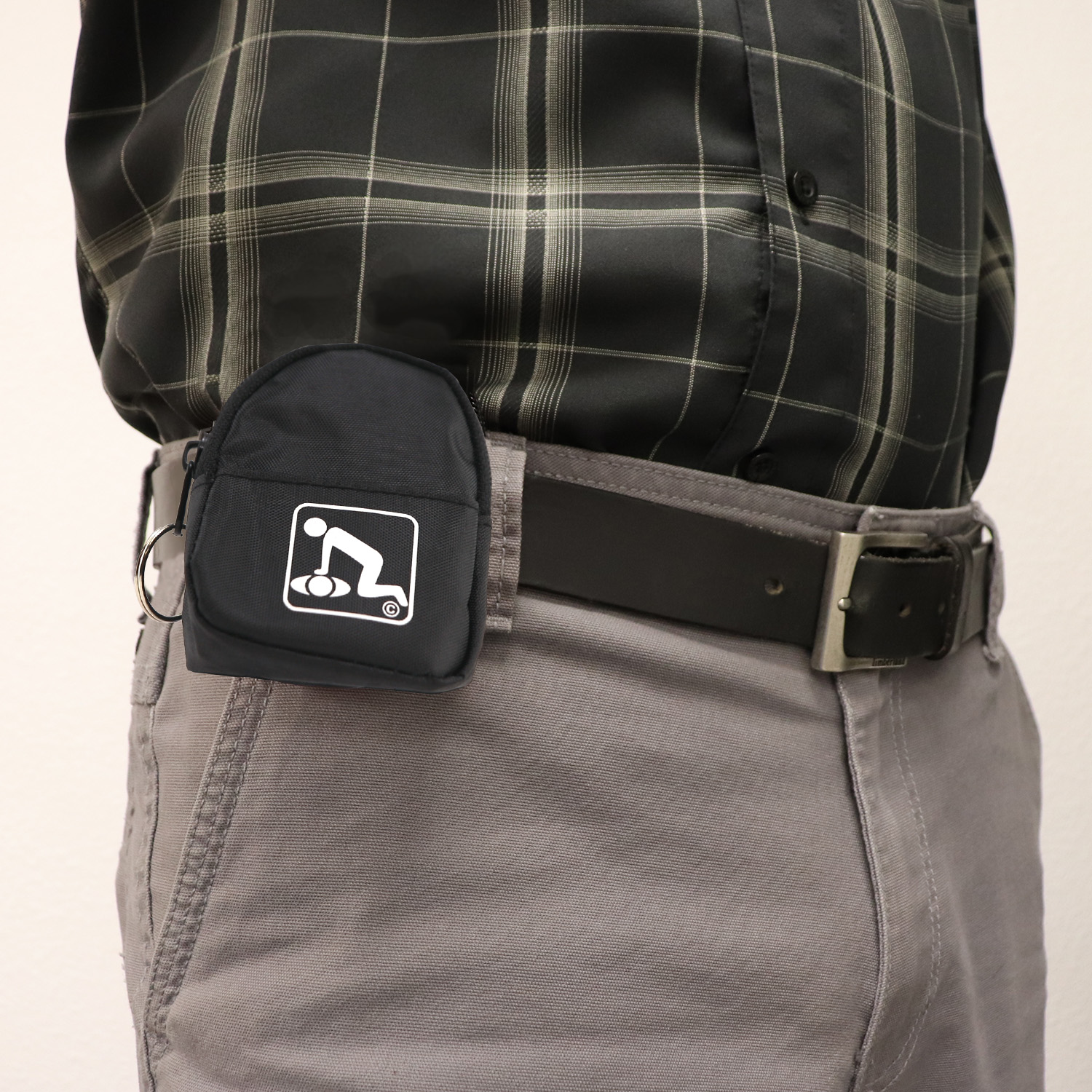 CPR Black Beltloop Keychain Backpack with Faceshield, Gloves, and Cleansing Wipes - Image 6