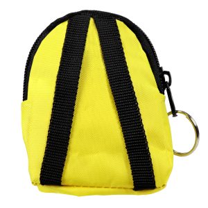 Alternative view of CPR Yellow Beltloop Keychain Backpack with Faceshield, Gloves, and Cleansing Wipes