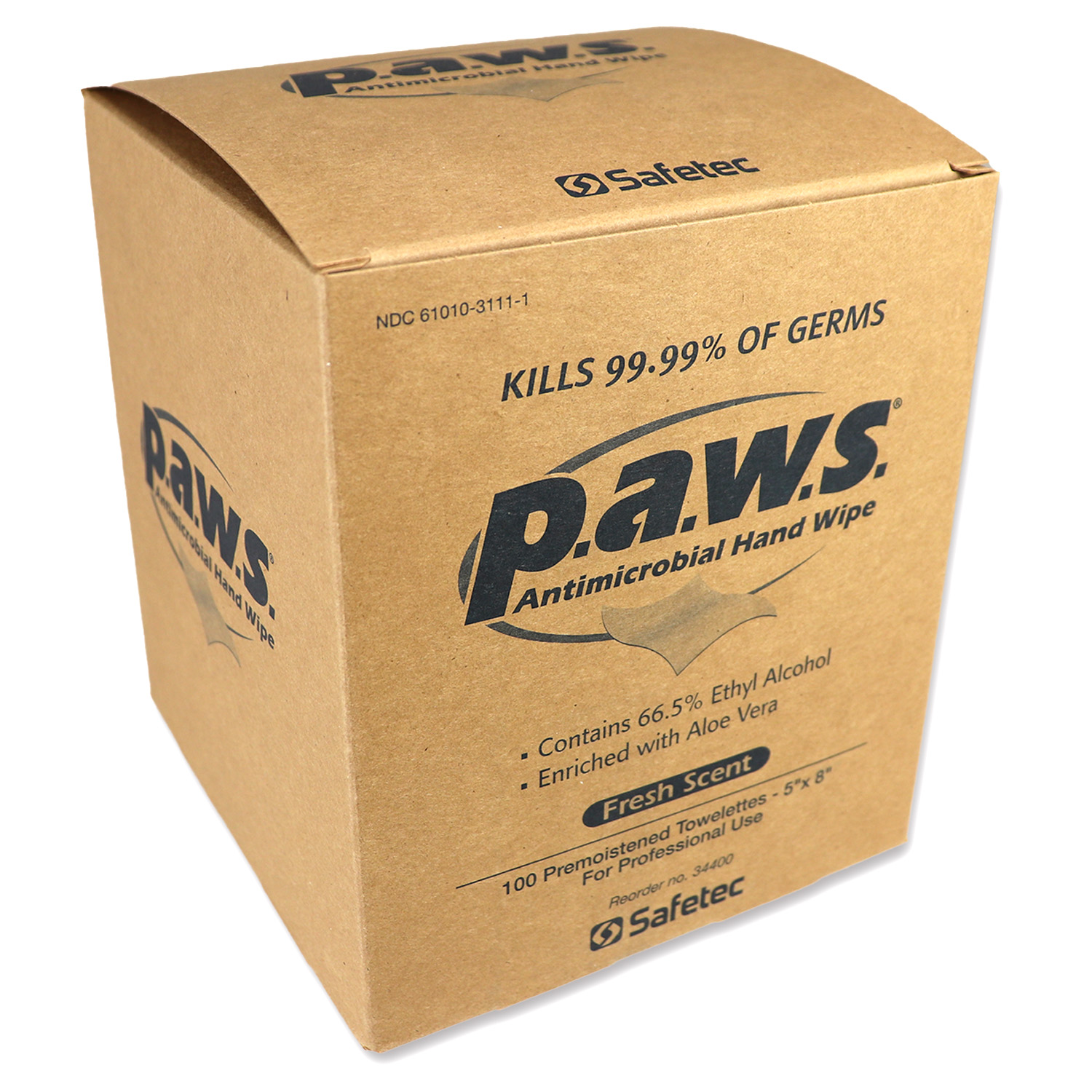 5"x8" Personal Antimicrobial (Kills Germs) Wipes, 100 per box - Image 12