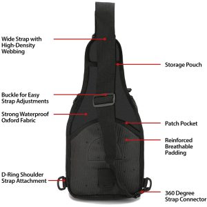 EDC Shoulder Bag - Tactical Chest Sling Bag (5 Liter) - Image 5