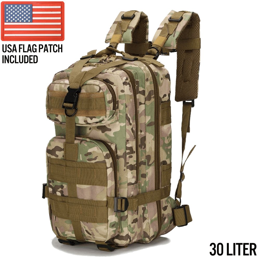 XG-MB30 - Small Tactical Backpack Survival Assault Bag 30 Liter