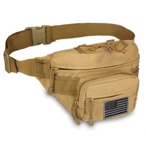 EDC Hunting Tactical Fanny Pack with USA Flag Patch - Image 7
