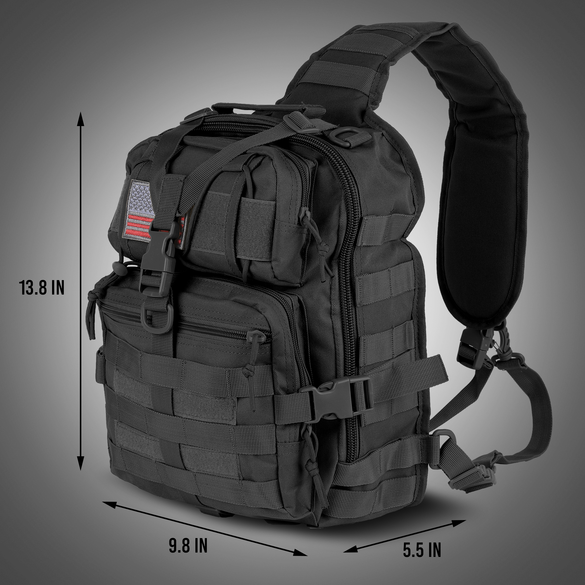 EDC Range Bag - Pistol Sling Bag Backpack (14 Liter) - Image 3