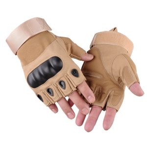 XG-TG2 Hard Knuckle Tactical Gloves (Half Finger) Military Style
