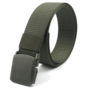 Adjustable Nylon Belt with Plastic Buckle
