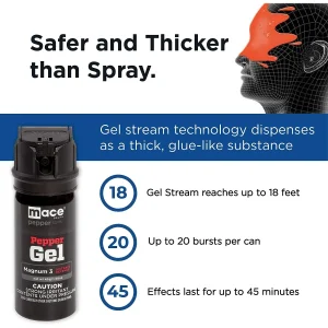 Alternative view of Mace Magnum 3 Flip Top Pepper Gel 45g