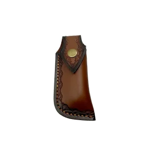 3.5" Ball Bearing Folding Knife w/ Drop Point Damascus Blade - Image 6