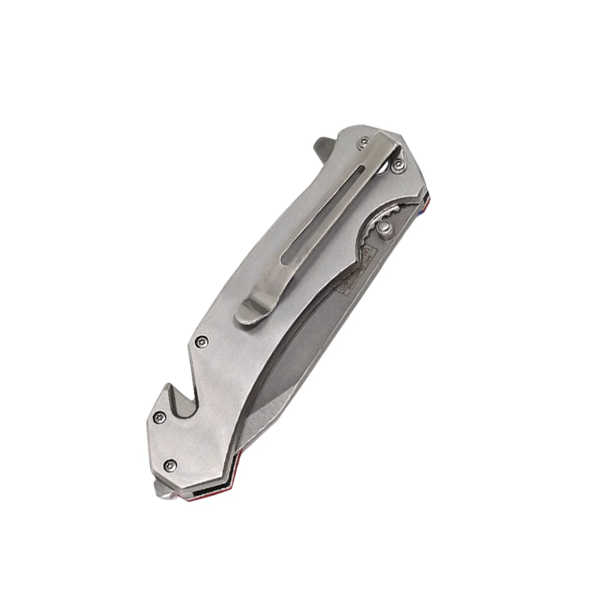 9" Spring Assisted USA Knife with Flag Handle - Image 4