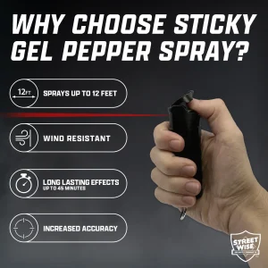 Streetwise Sticky Gel Pepper Spray - Image 5