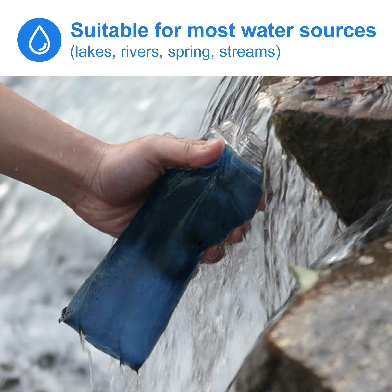 HygieniSafe® Collapsible Water Filter Bottle – 600 ml - Image 4