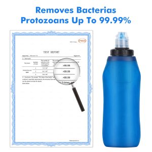 HygieniSafe® Collapsible Water Filter Bottle – 600 ml - Image 5